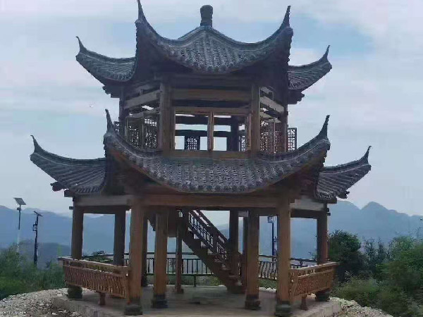 古建八角凉亭